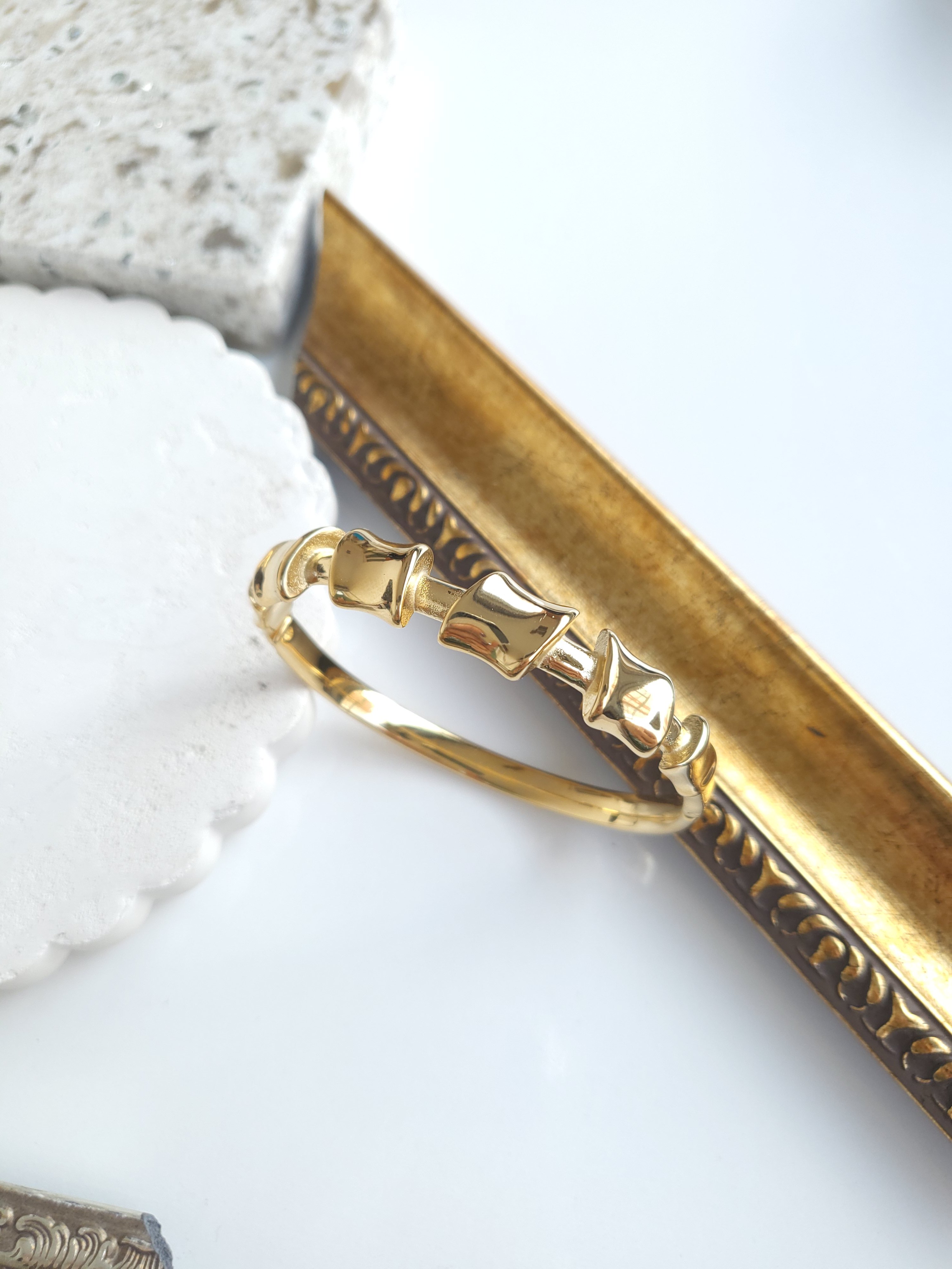 Luxury Çelik Gold Kelepçe