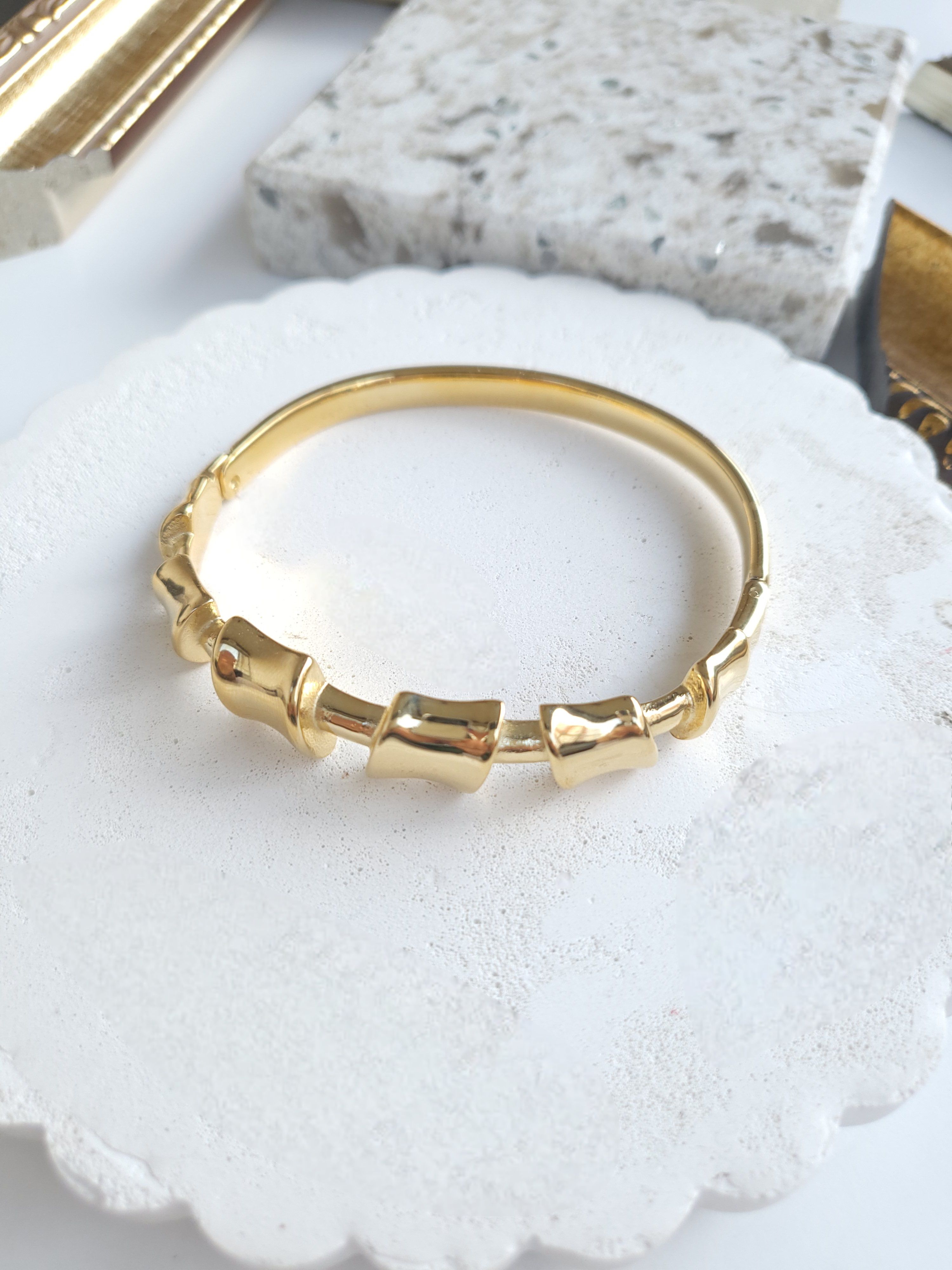 Luxury Çelik Gold Kelepçe