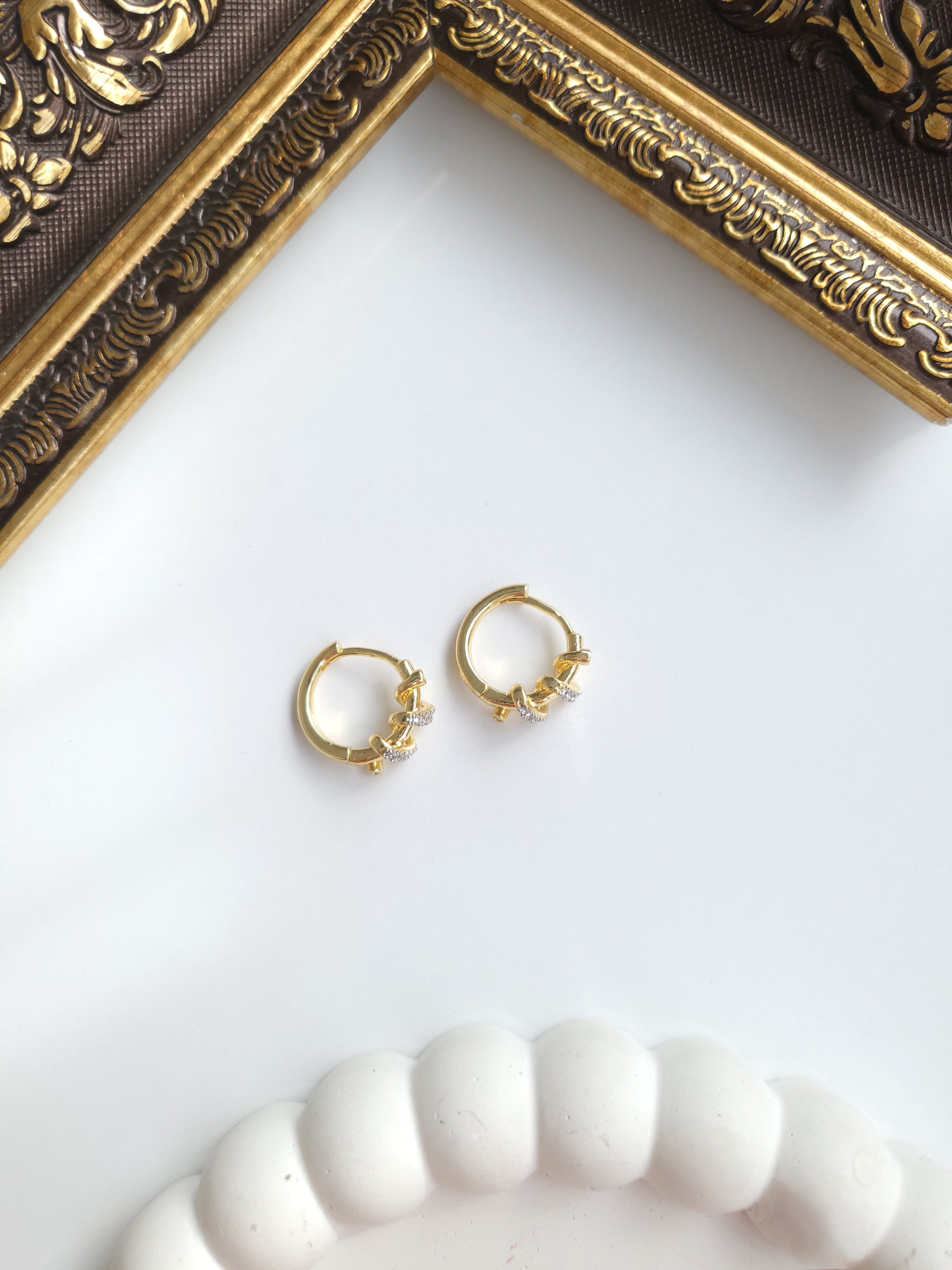 Çelik Gold Fashion Küpe