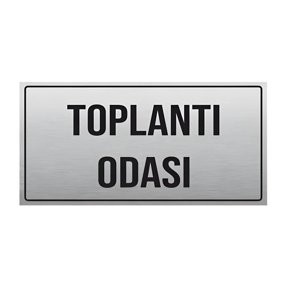 Toplantı Odası Yönlendirme Levhası(10x20cm-Metal)