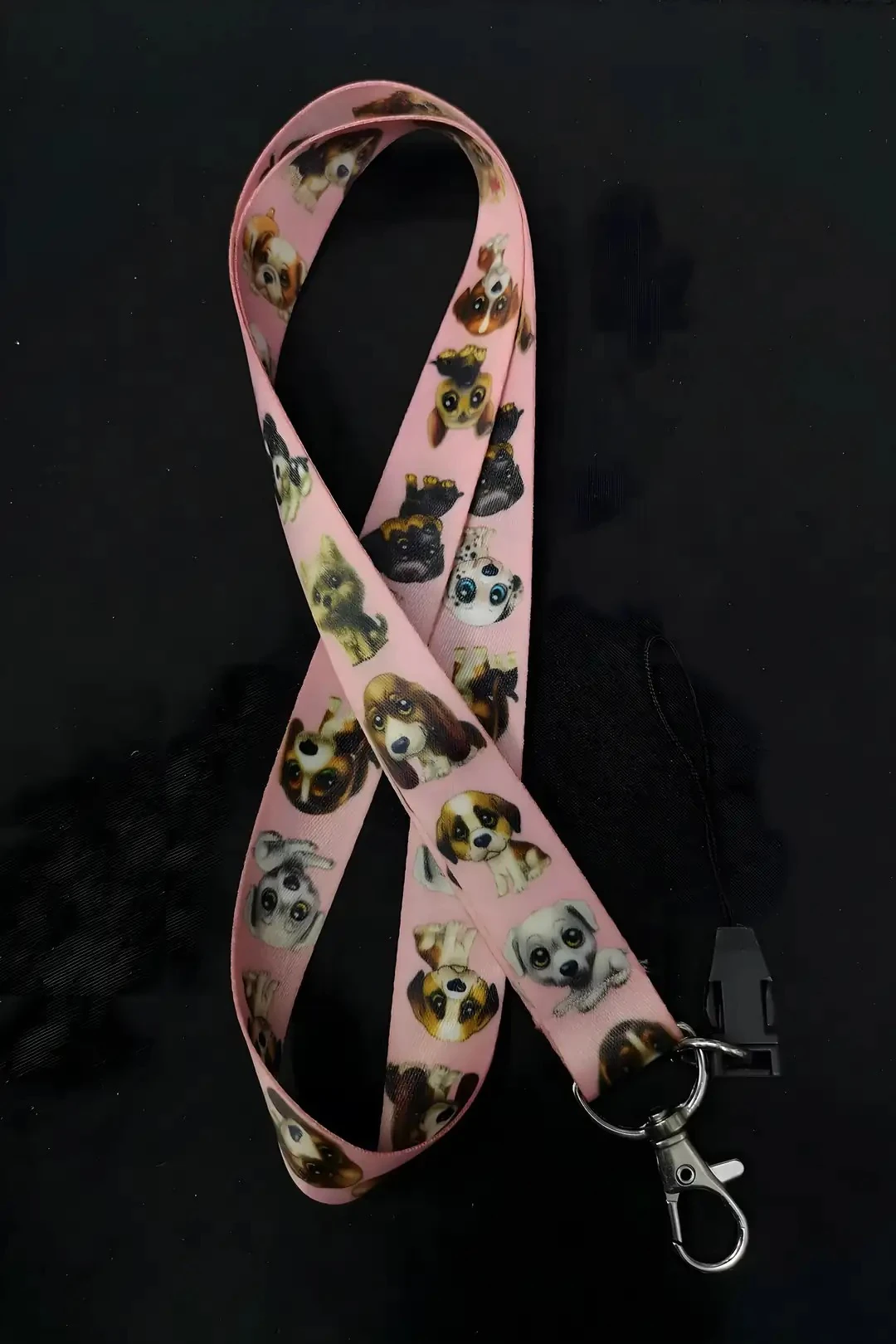Boyun Askı İpi Yaka Kartı Kimlik Askısı Telefon Aksesuarı (ASK0314-Yavru Köpekler)