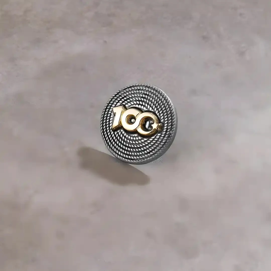 Metal Yaka Rozeti (İğneli-RZ1927)