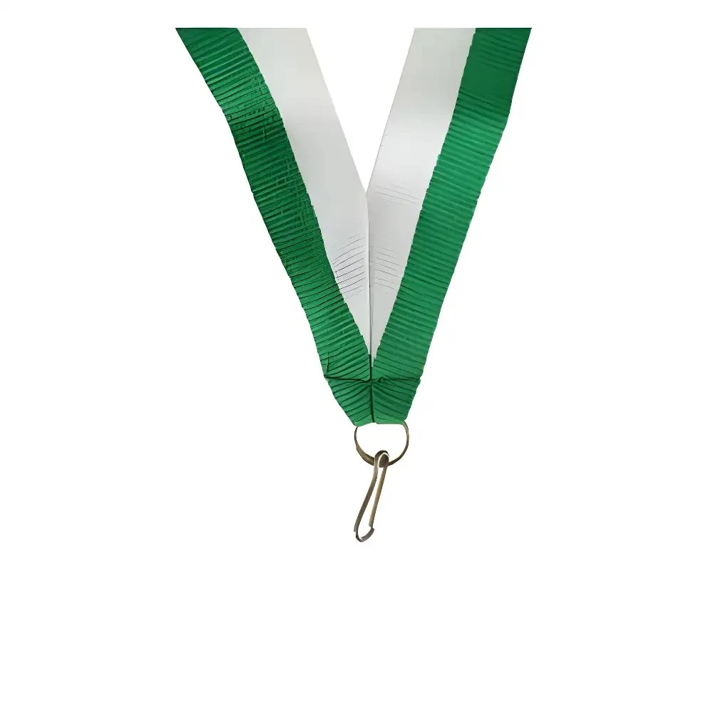 Madalya Kurdelesi  Yeşil Beyaz (MR6)