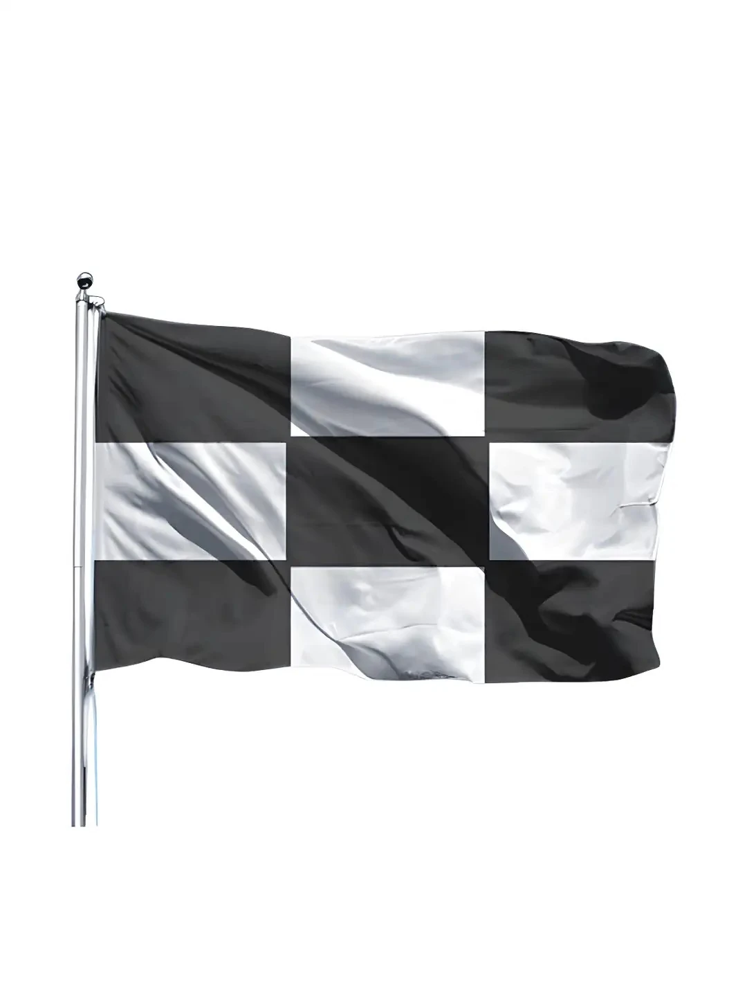 Cankurtaran Bayrağı(Siyah beyaz damalı)