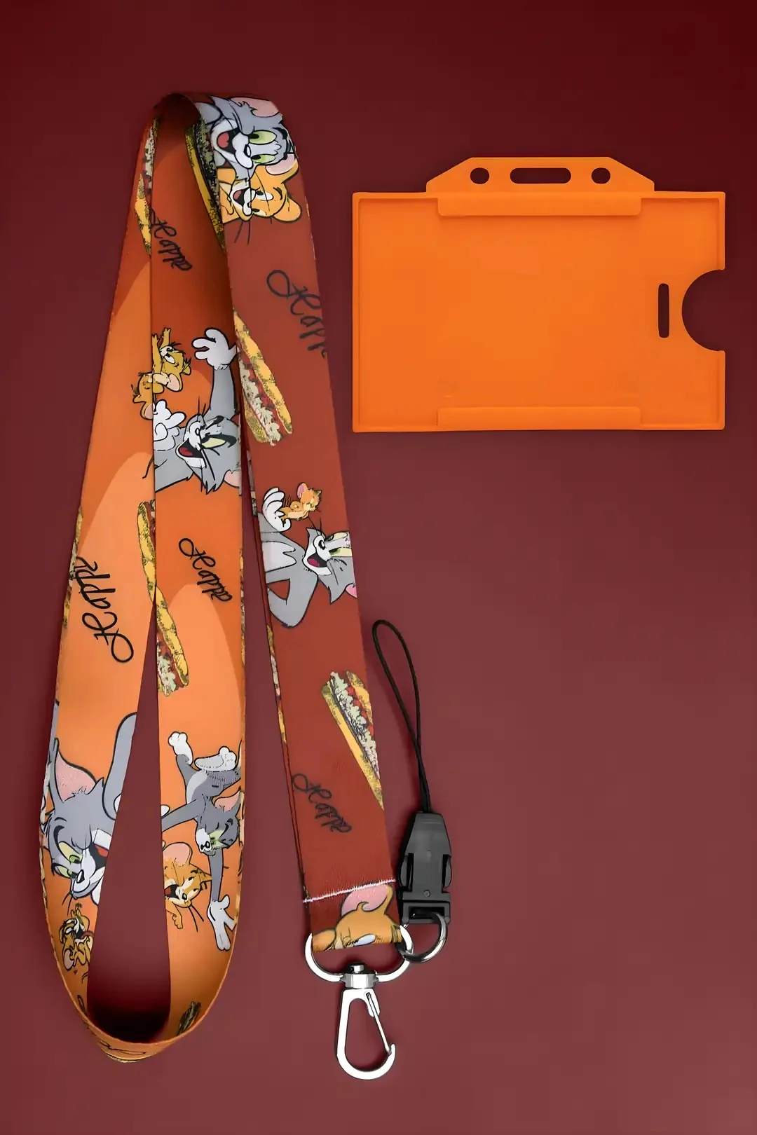  Boyun Askı İpi Telefon Askı İpi Kartlık( ASS0246-Tom ve Jerry )