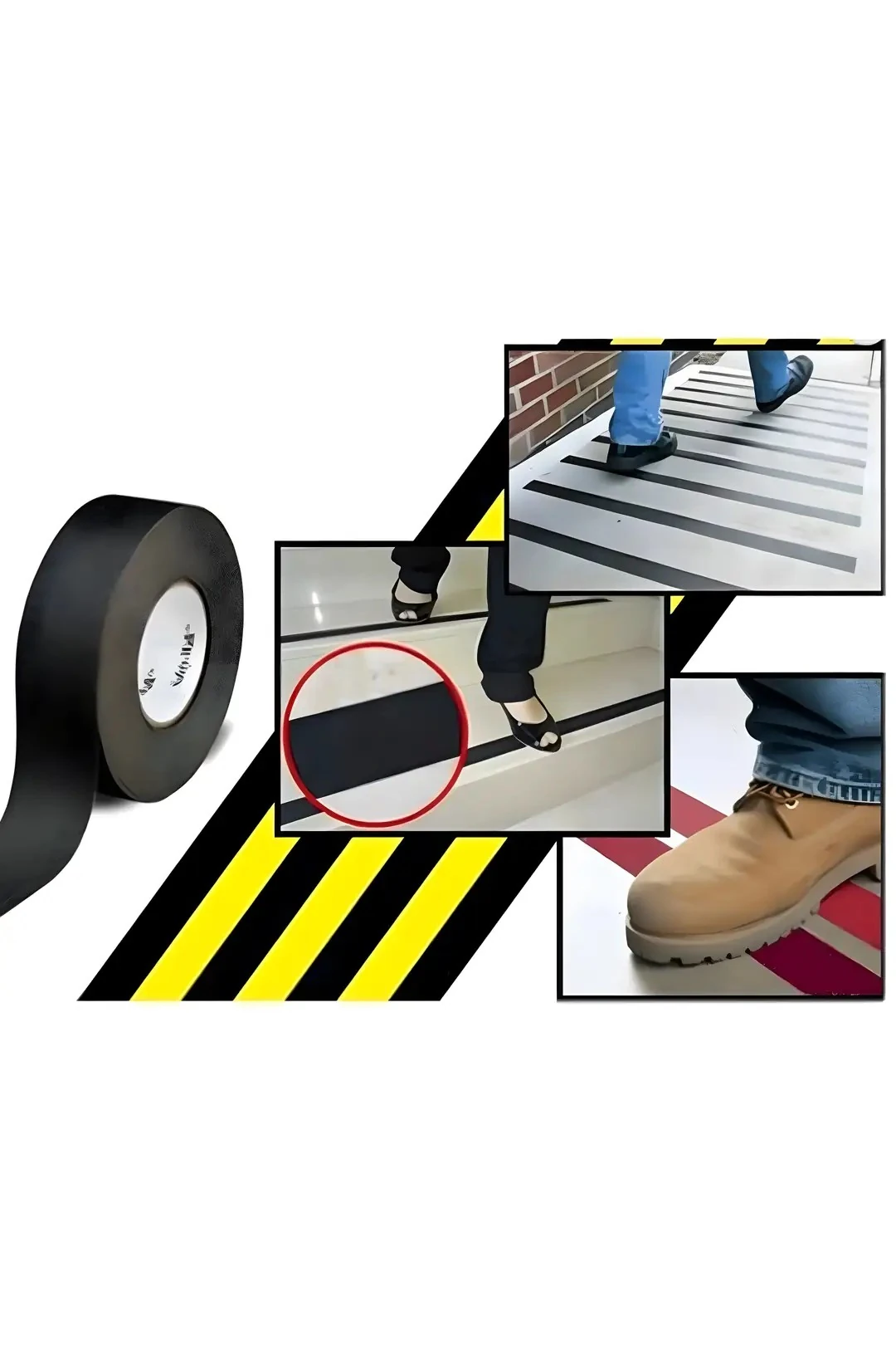  Merdiven Kaydırmaz Bant (5cmx25m.-siyah)