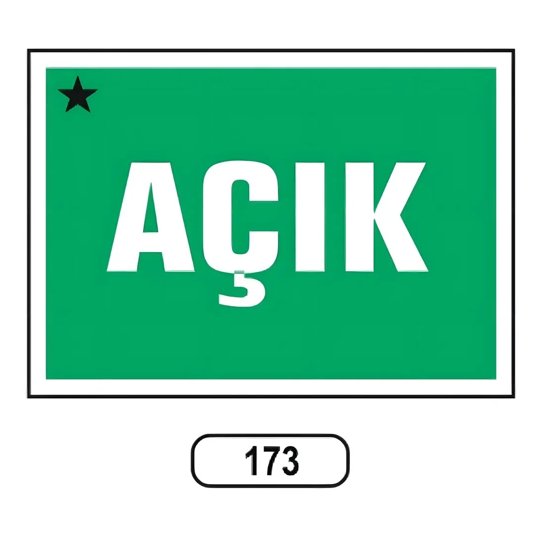 Açık Yönlendirme Levhası