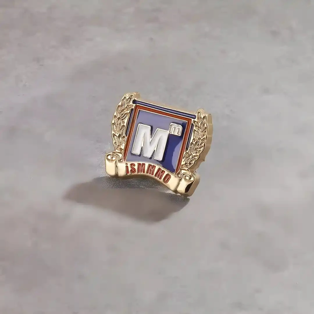 Mineli Metal Yaka Rozeti (İğneli-RZ1874)