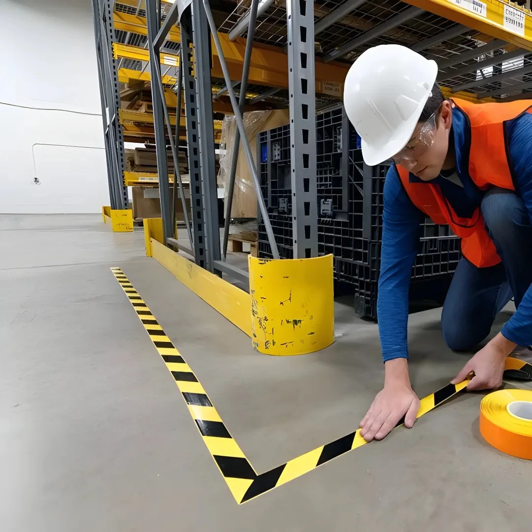 Reflektif Bant (5cmx5m. /sarı-siyah)