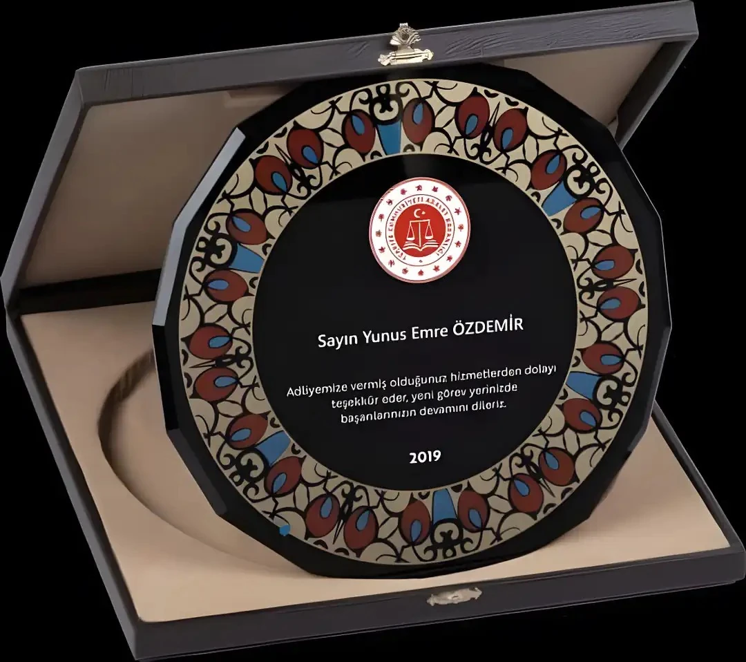 Kristal Tabak Plaket (no:671509)