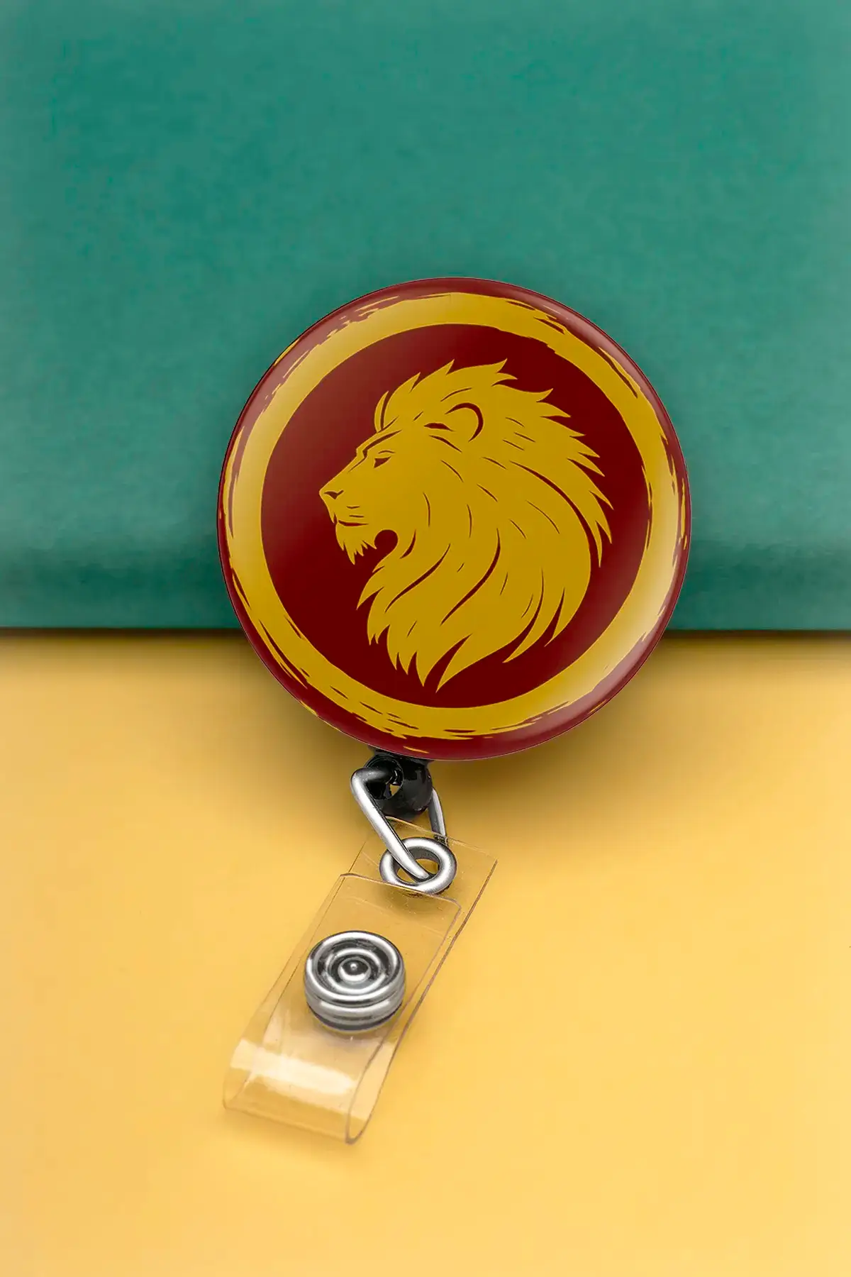  Buton Yoyo Yaka Kartlığı Kart Tutucu Yoyo Kartlık (MBY0084-taraftar renkleri )