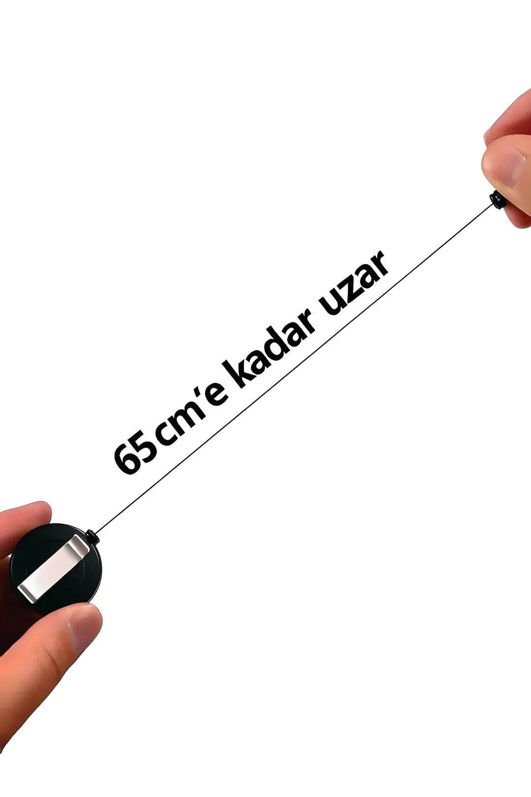  Buton Yoyo Yaka Kartlığı Kart Tutucu Yoyo Kartlık (MBY0078-sağlıkçı )