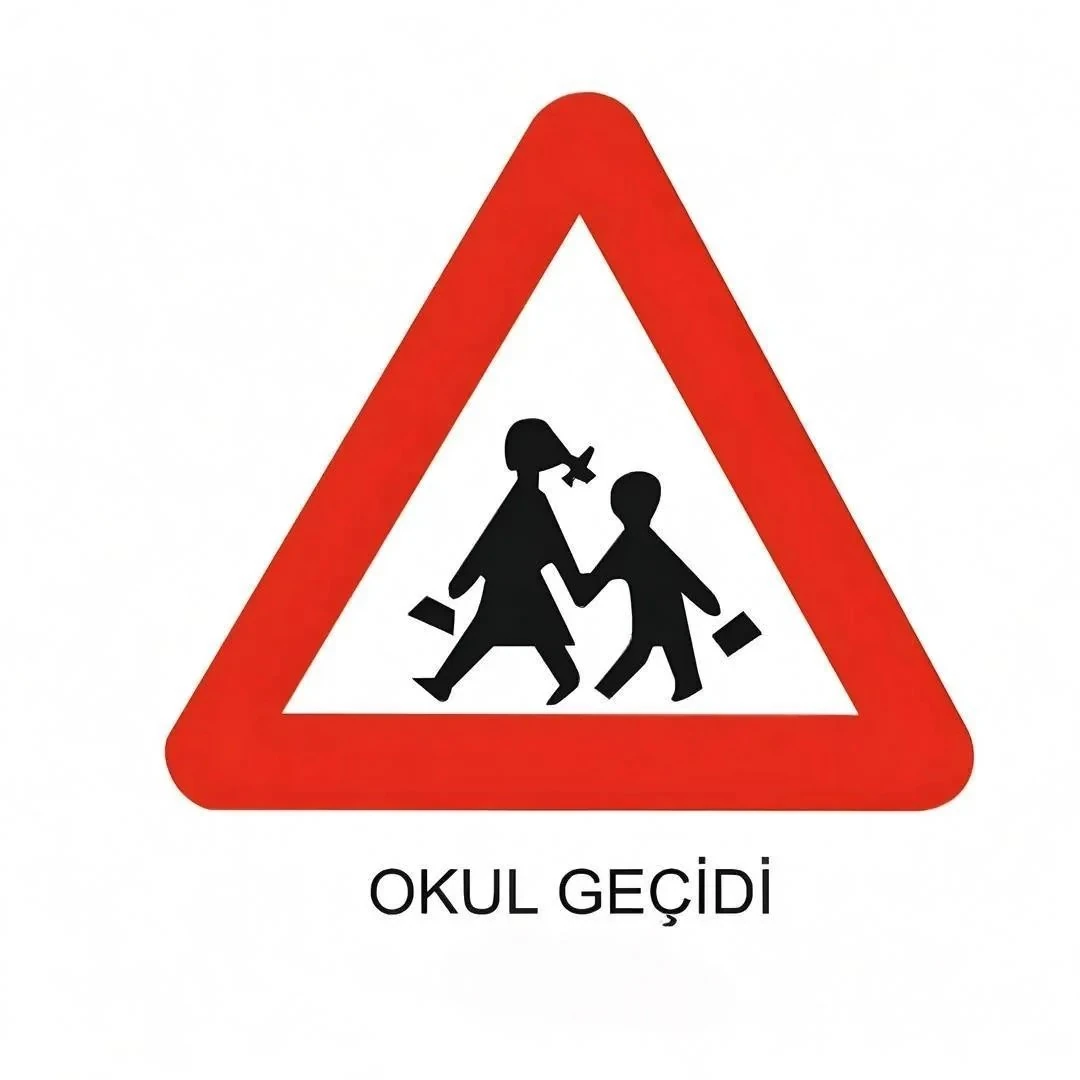 Okul Geçidi Trafik Levhası