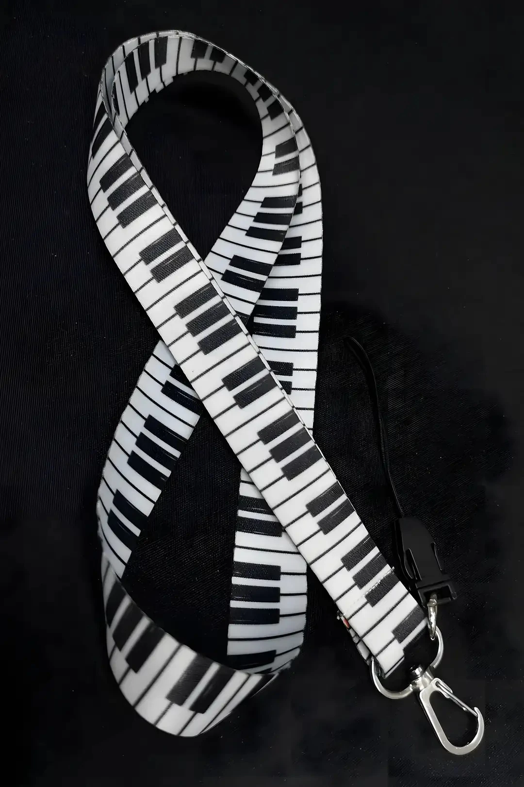 Boyun Askı İpi Kimlik Kartı ve Telefon Askısı (ASK0285-Piyano)