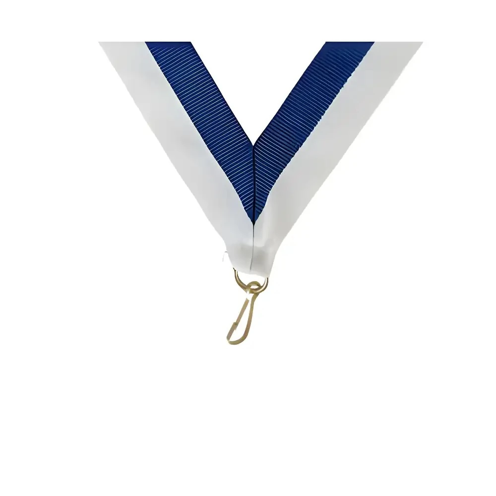 Madalya Kurdelesi  Mavi Beyaz (MR4)