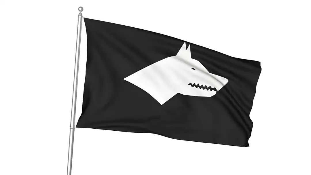 Göktürk Bayrağı  (siyah)