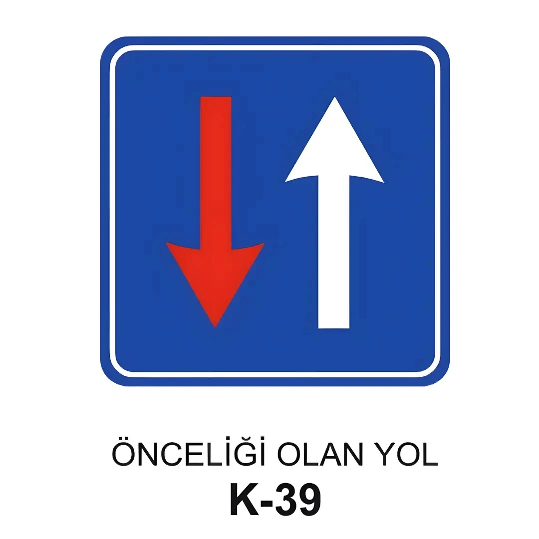 Önceliği Olan Yol Trafik Levhası