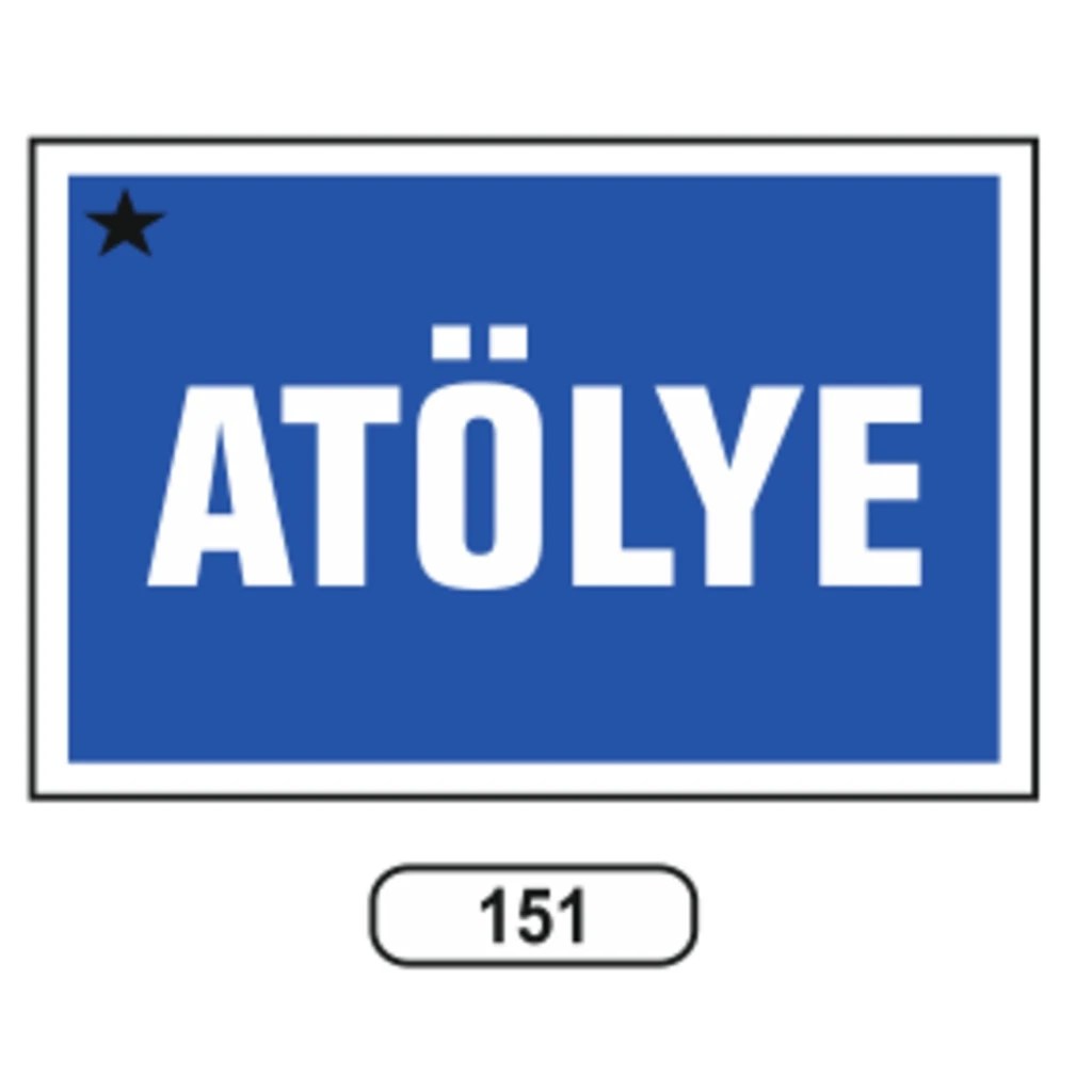 Atölye Levhası (17,5x25cm-plastik)