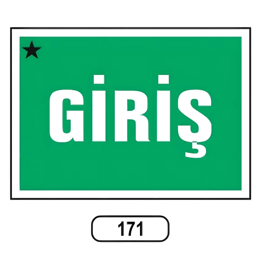 Giriş Yönlendirme Levhası