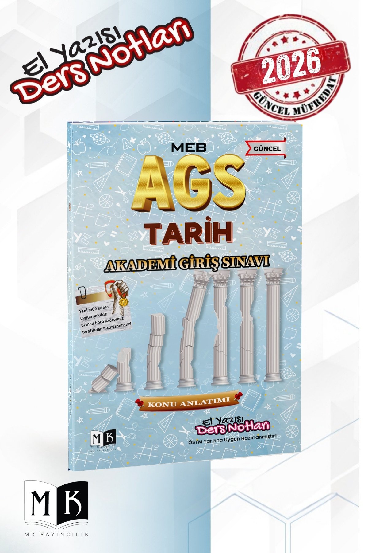 2026 AGS TARİH EL YAZISI DERS NOTLARI KİTABI