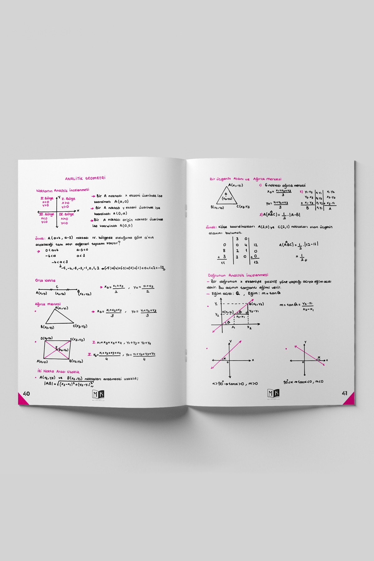 2025 KPSS GEOMETRİ EL YAZISI DERS NOTLARI KİTABI