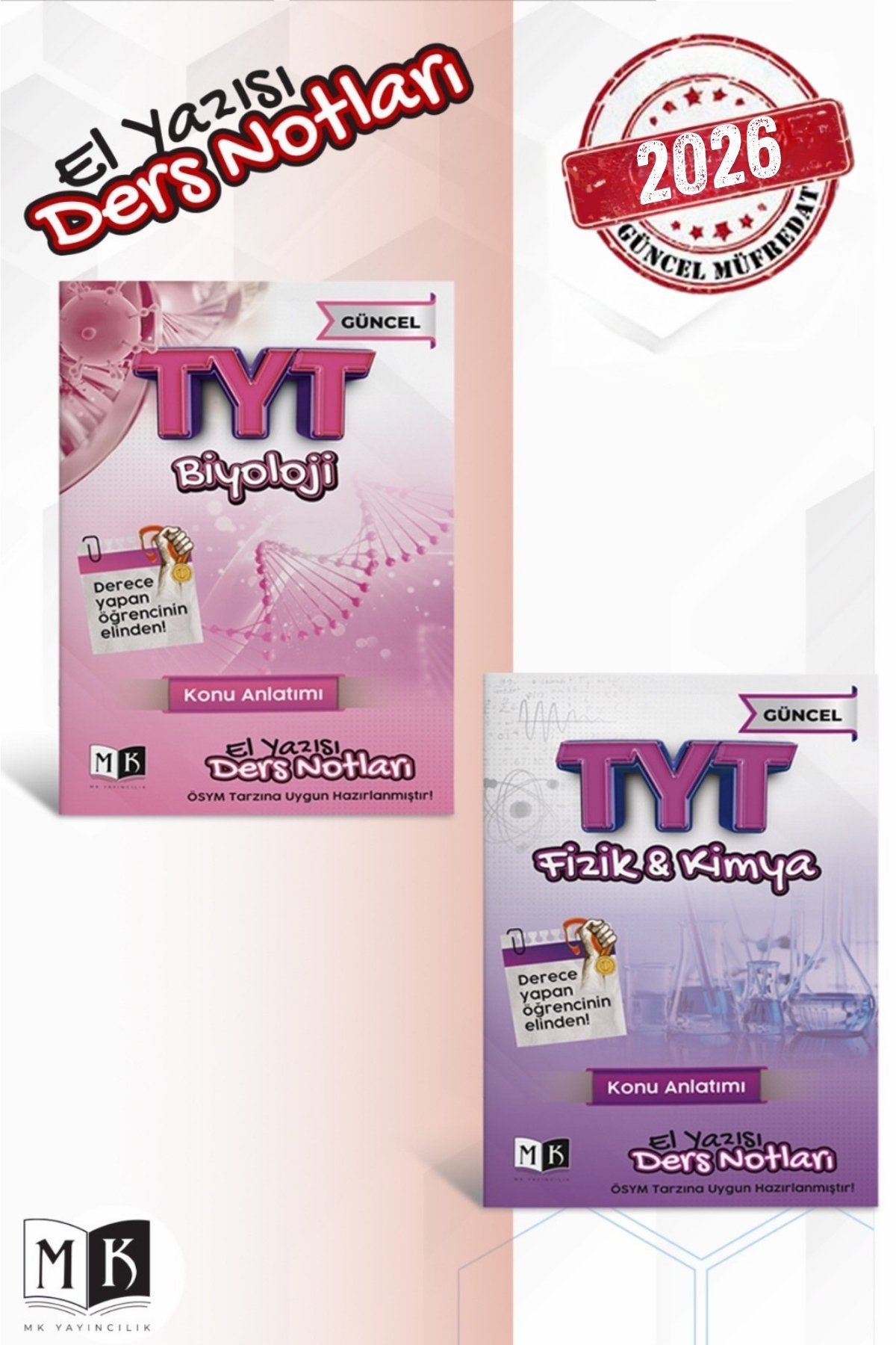 2026 TYT FEN BİLİMLERİ EL YAZISI DERS NOTLARI SET