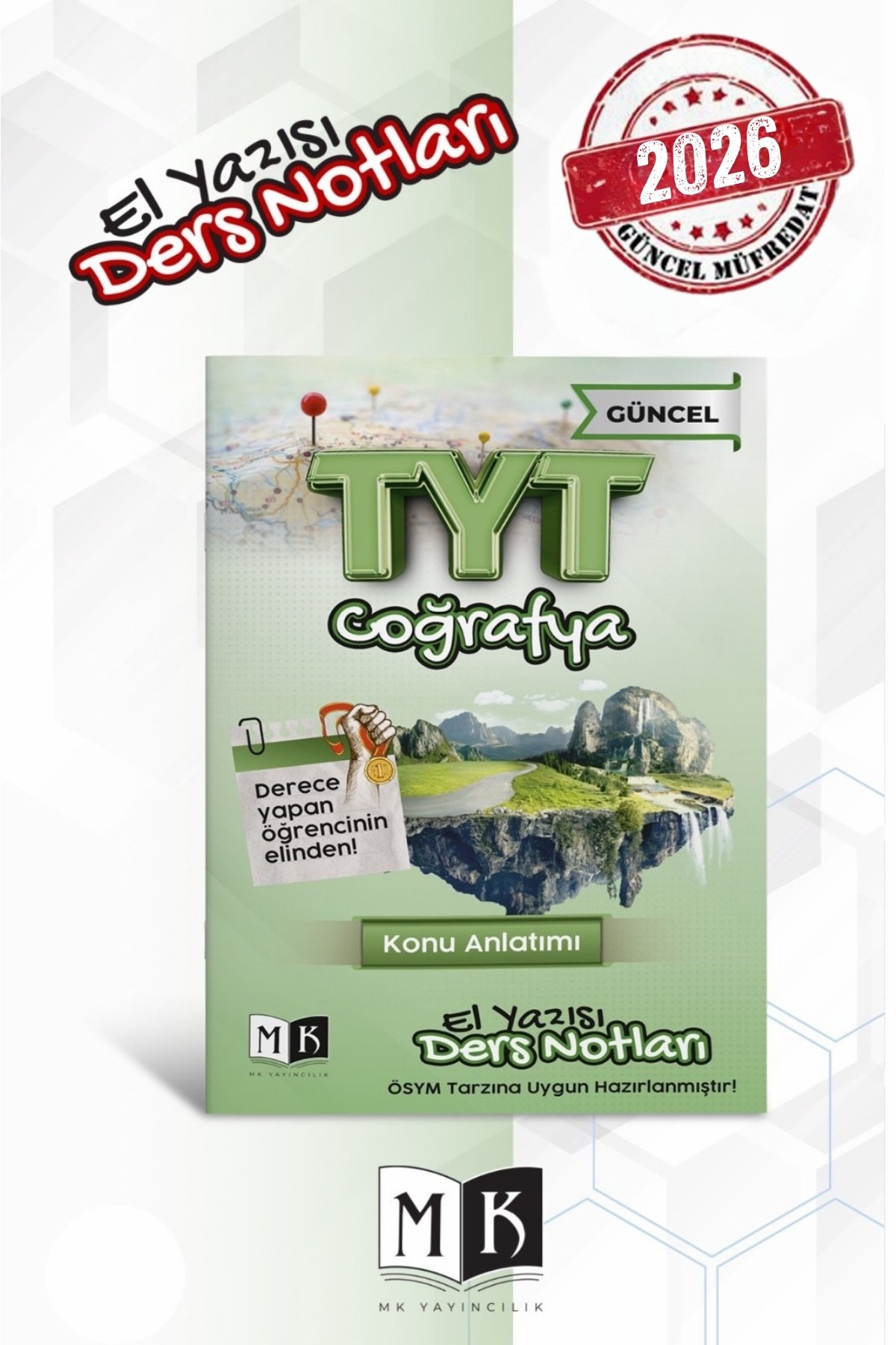 2026 TYT COĞRAFYA EL YAZISI DERS NOTLARI KİTABI