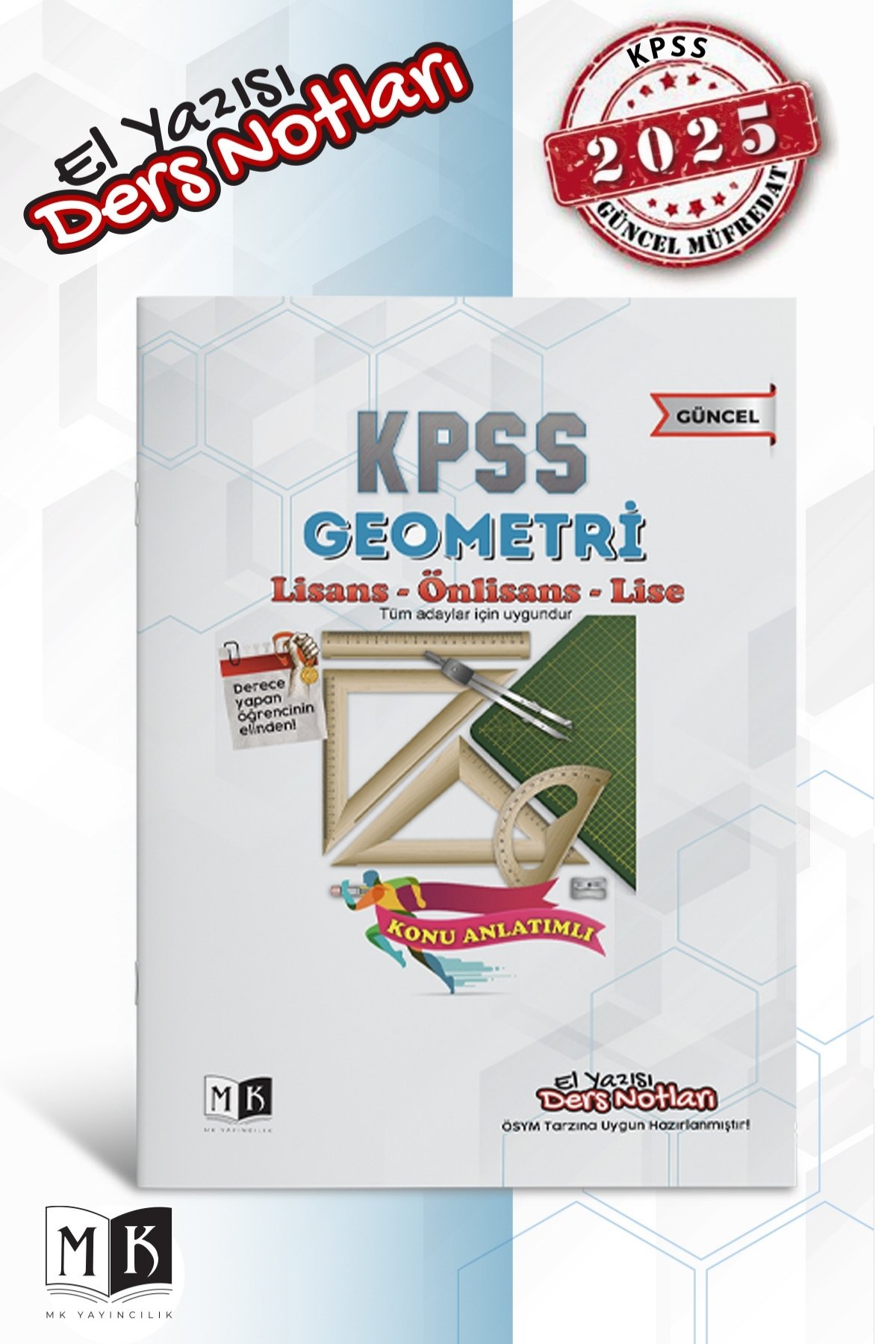 2025 KPSS GEOMETRİ EL YAZISI DERS NOTLARI KİTABI