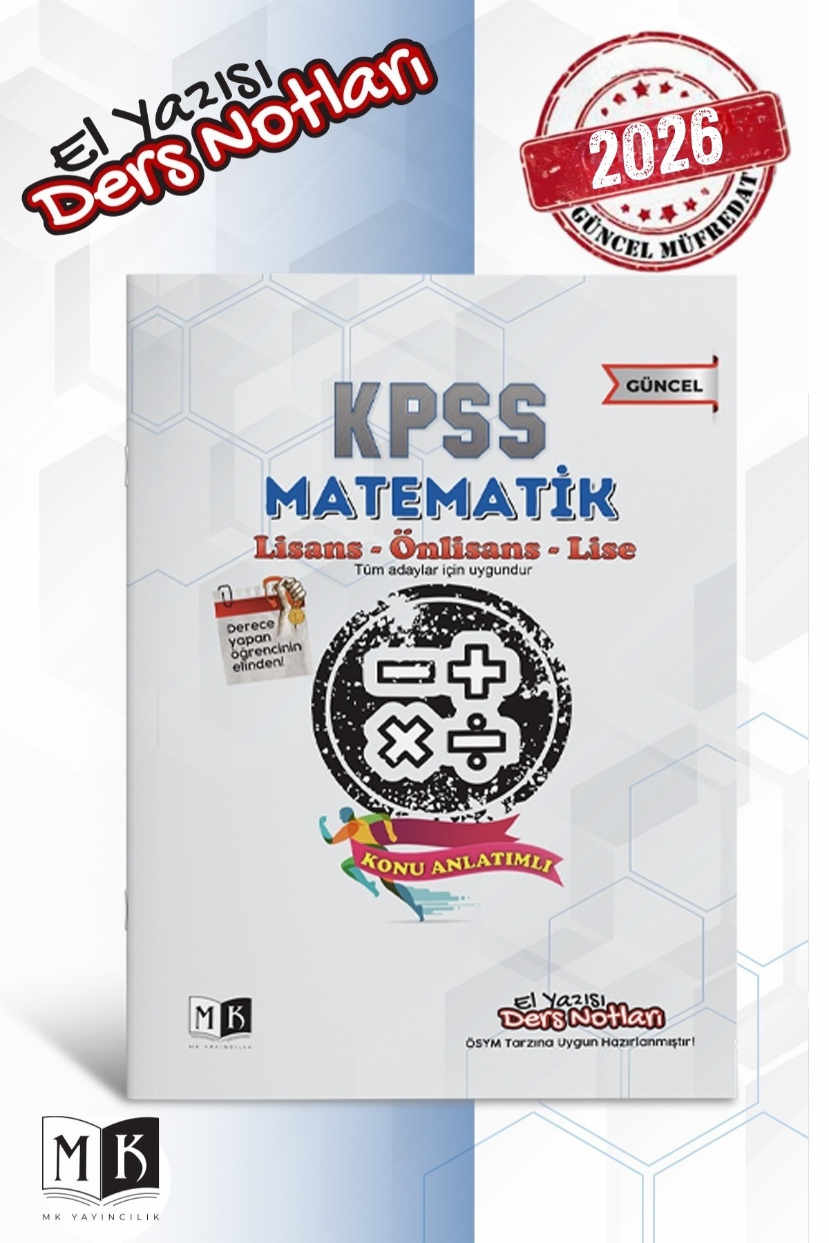2026 KPSS MATEMATİK EL YAZISI DERS NOTLARI KİTABI