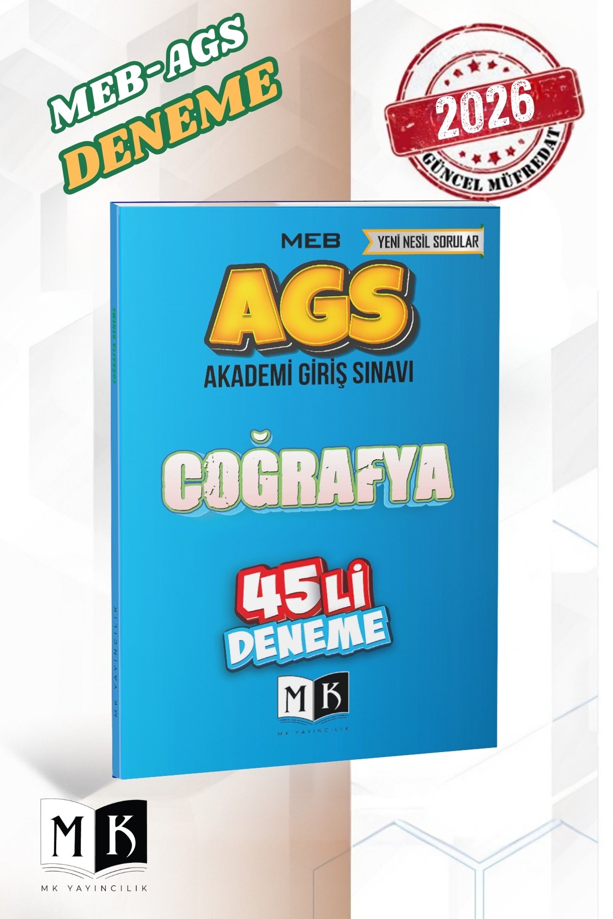 2026 AGS COĞRAFYA 45Li DENEME