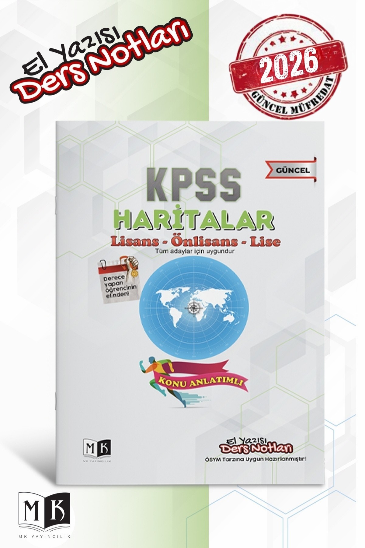 2026 KPSS  HARİTALAR EL ÇİZİMİ DERS NOTLARI KİTABI