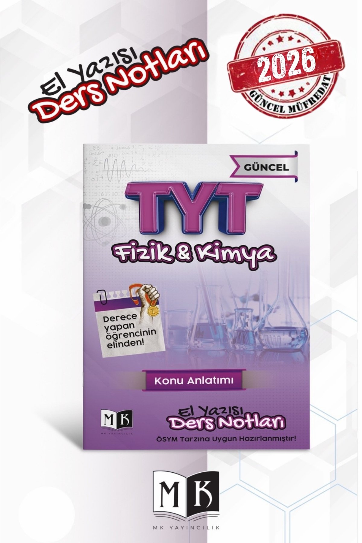 2026 TYT FİZİK - KİMYA EL YAZISI DERS NOTLARI KİTABI
