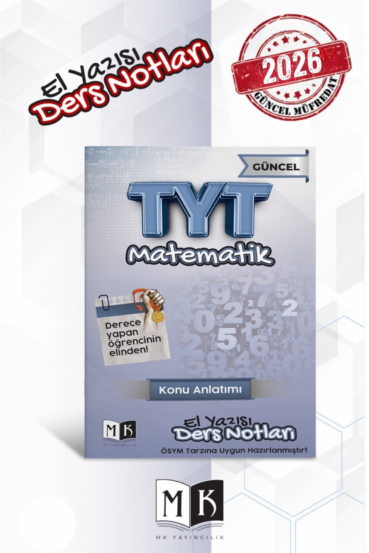 2026 TYT MATEMATİK EL YAZISI DERS NOTLARI KİTABI