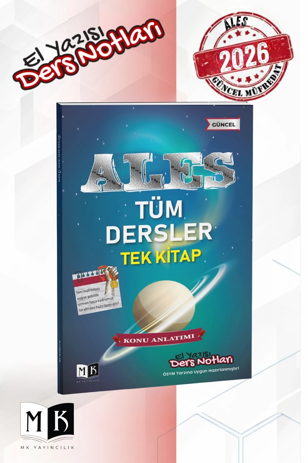 2026 ALES TÜM DERSLER EL YAZISI DERS NOTLARI KİTABI
