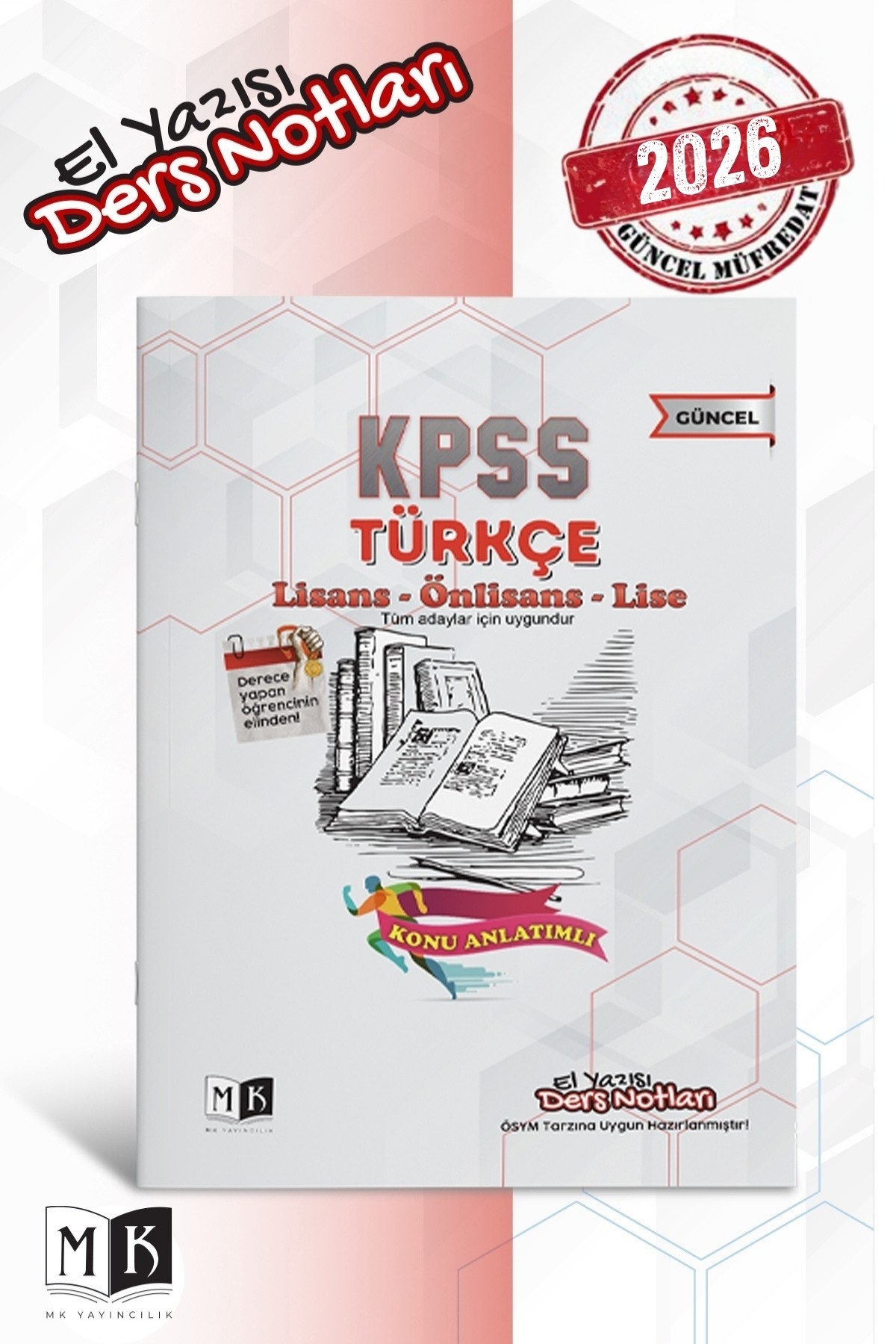 2026 KPSS TÜRKÇE EL YAZISI DERS NOTLARI KİTABI