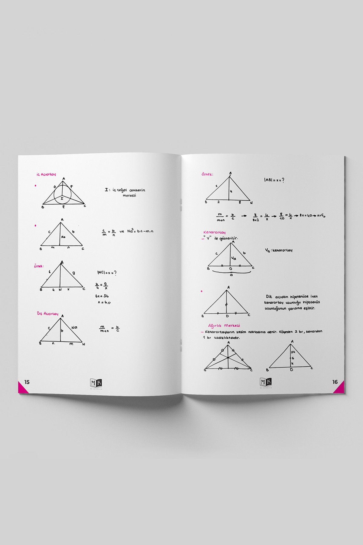 2025 KPSS GEOMETRİ EL YAZISI DERS NOTLARI KİTABI