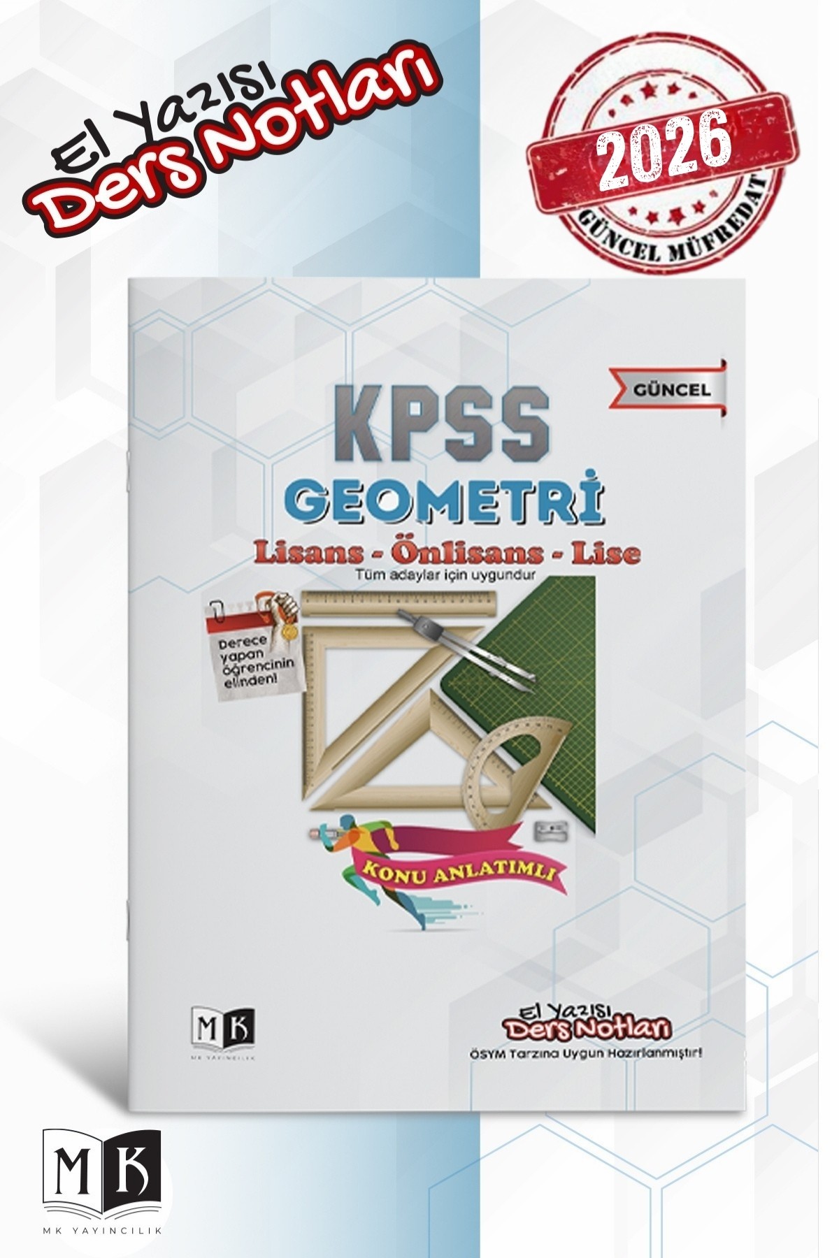 2026 KPSS GEOMETRİ EL YAZISI DERS NOTLARI KİTABI