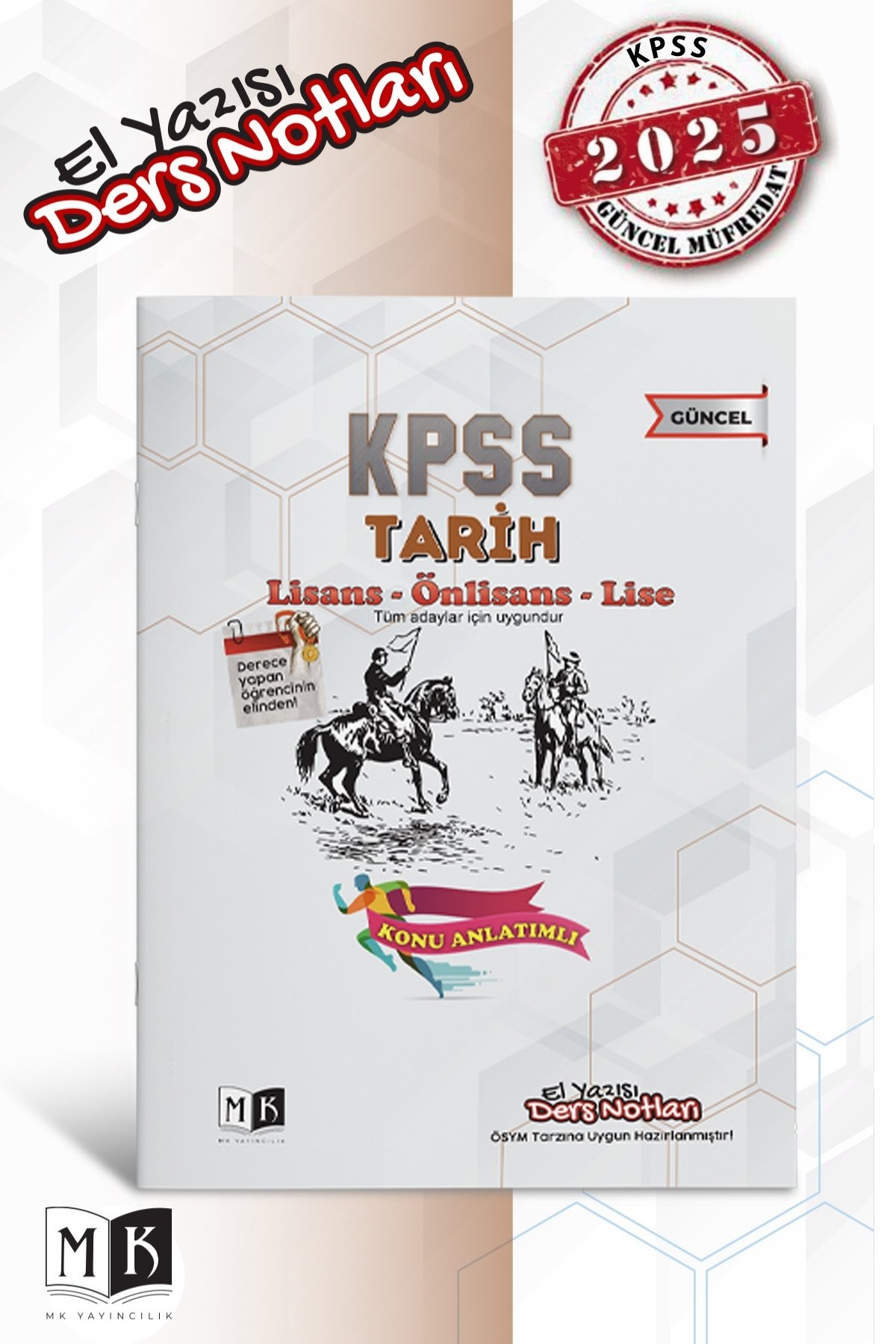 2025 KPSS TARİH EL YAZISI DERS NOTLARI KİTABI