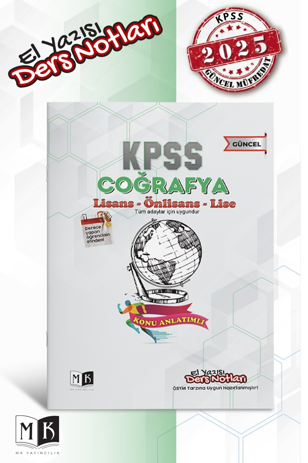 2025 KPSS COĞRAFYA EL YAZISI DERS NOTLARI KİTABI