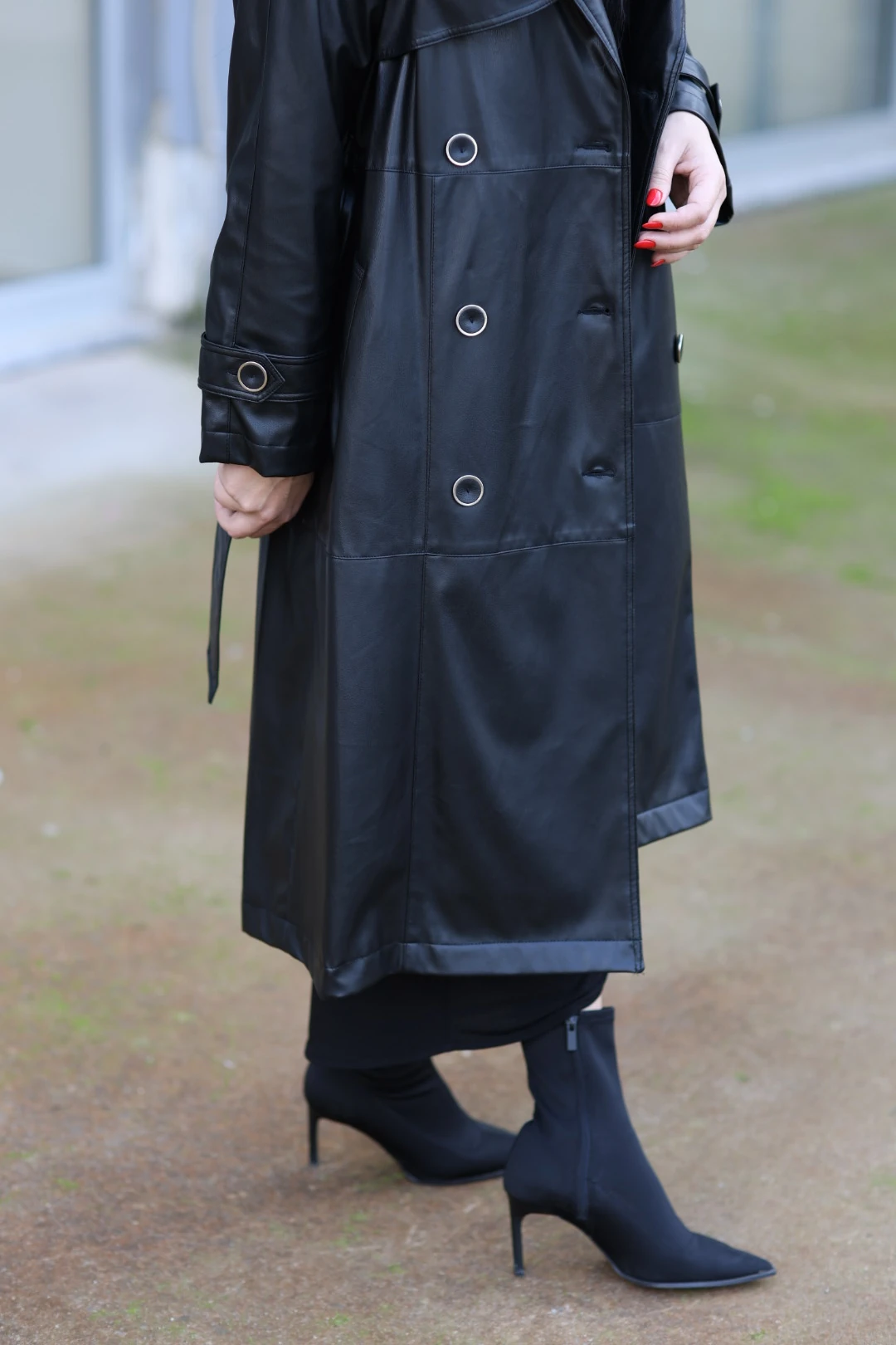 Kasha Tasarım Deri Kaban-Siyah