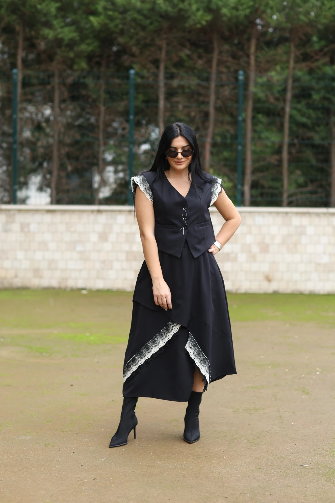 H4 Tasarım Yelek-Siyah