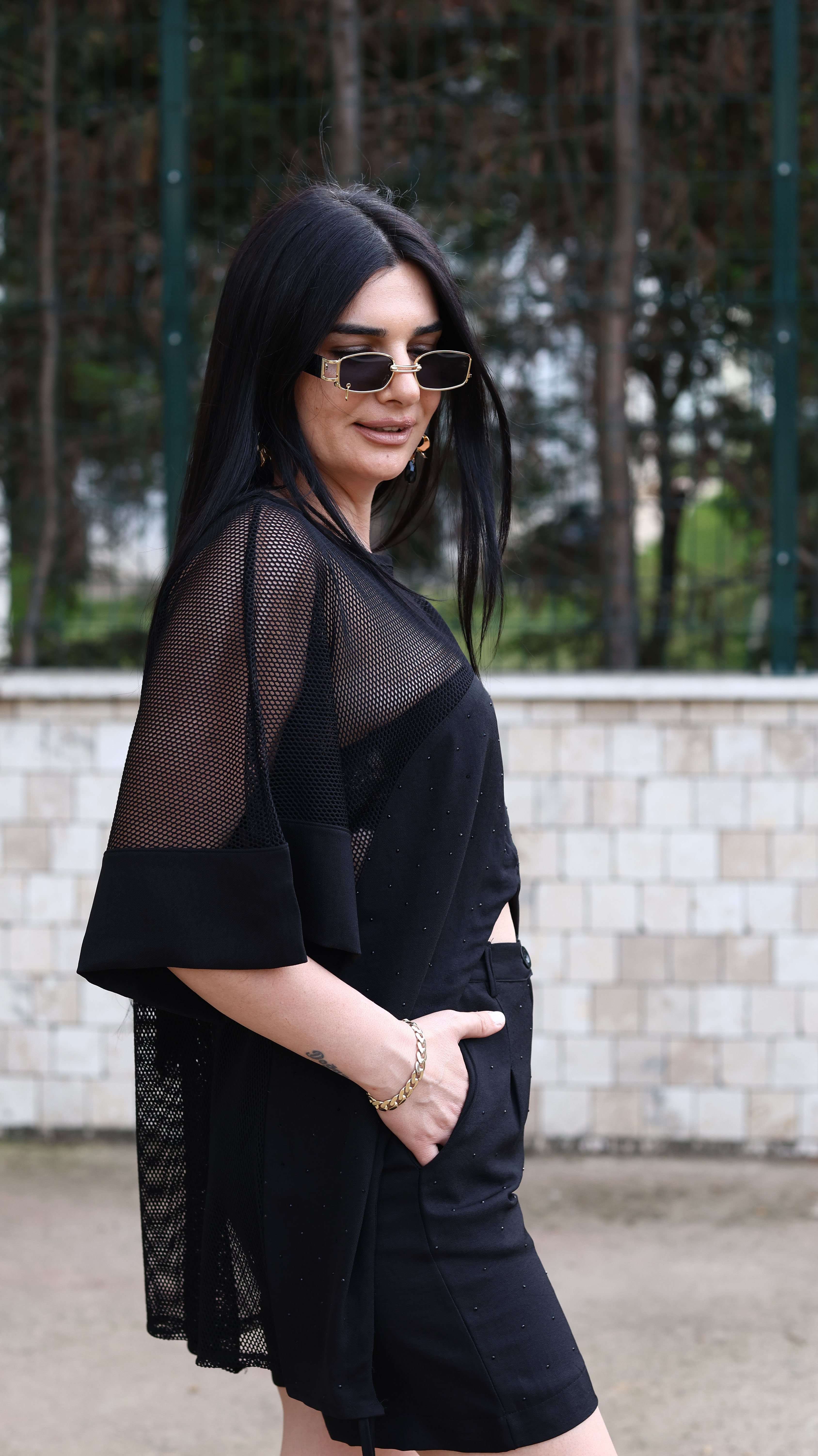 Siyah Şortlu Takım