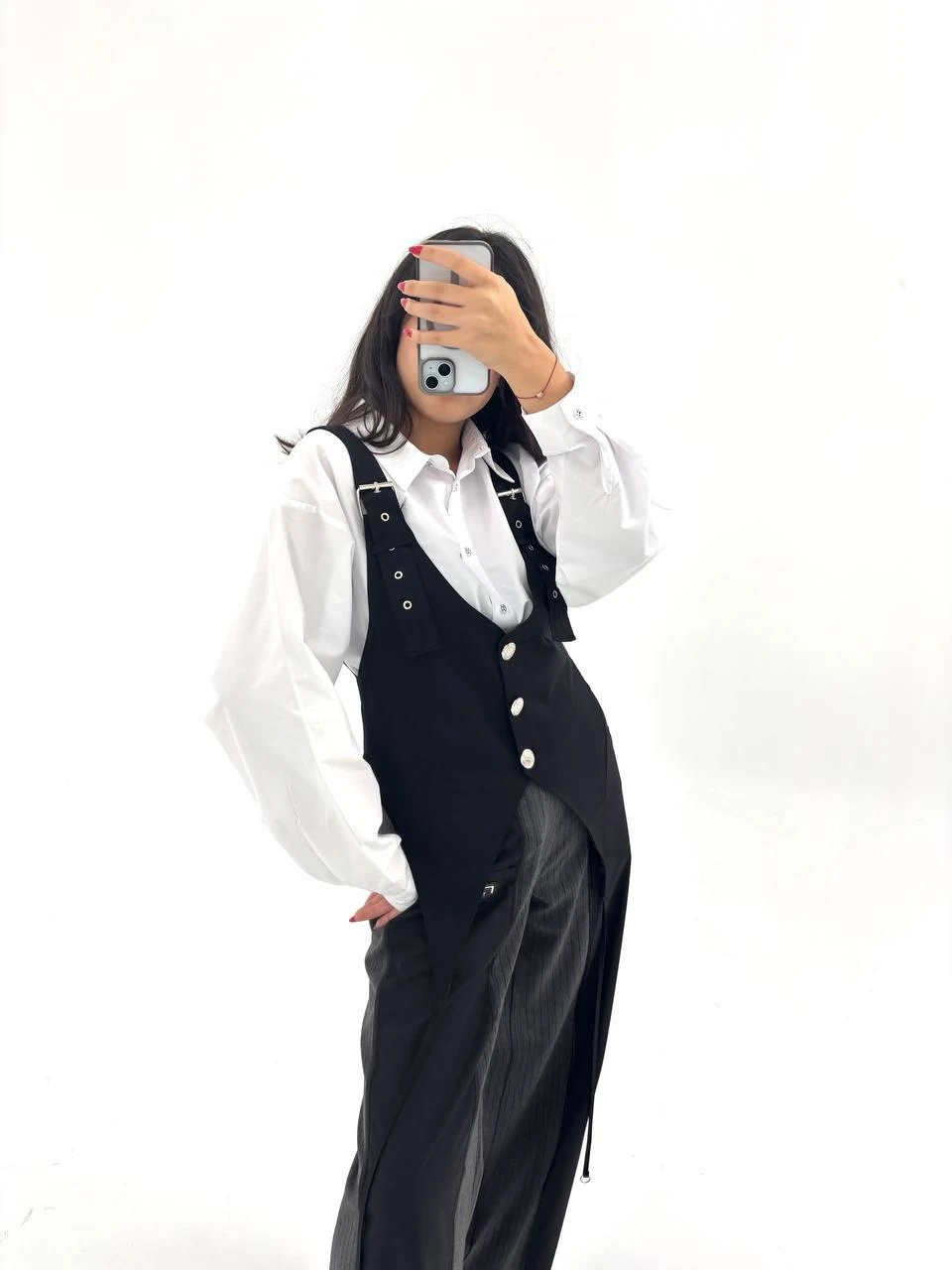 Tasarım Yelekli Gömlek