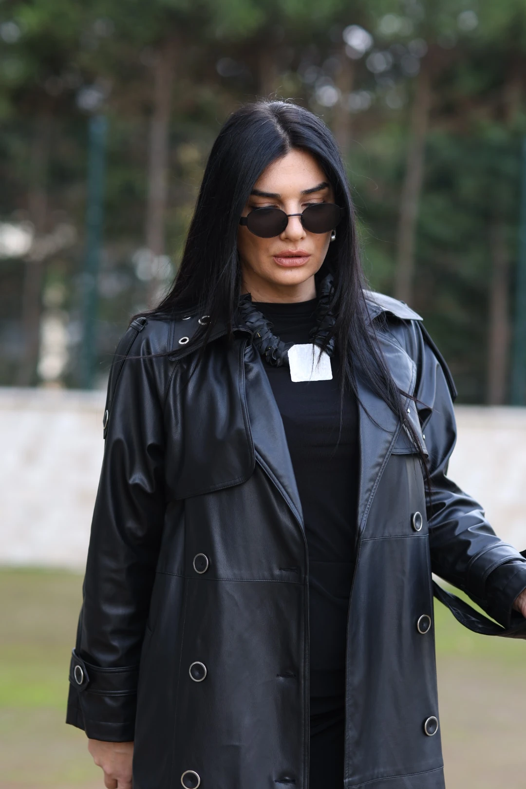 Kasha Tasarım Deri Kaban-Siyah