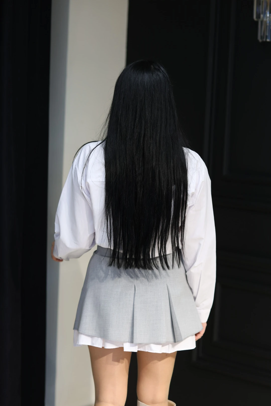 Tasarım Etekli Gömlek Elbise