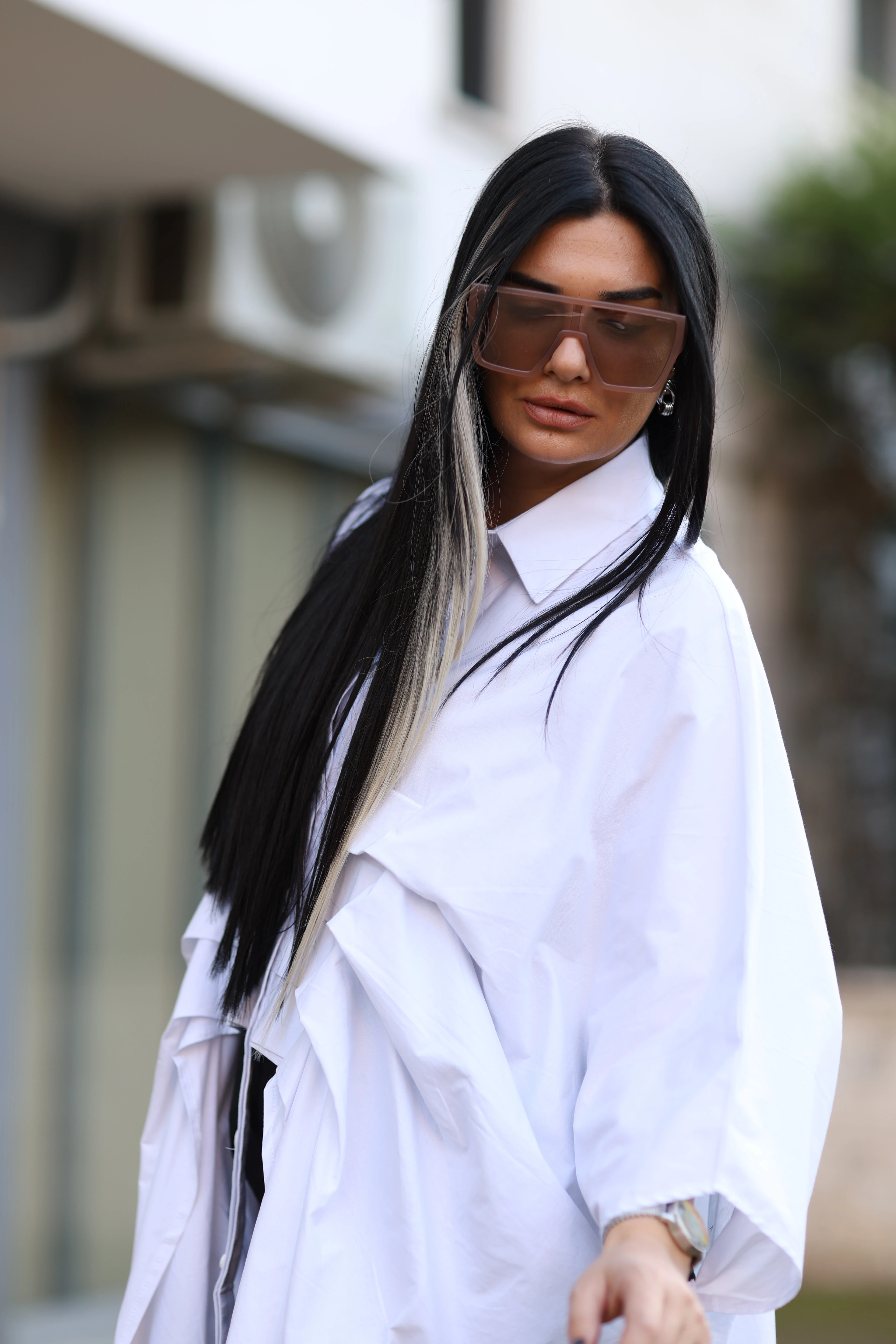 H4 Tasarım Gömlek-Beyaz