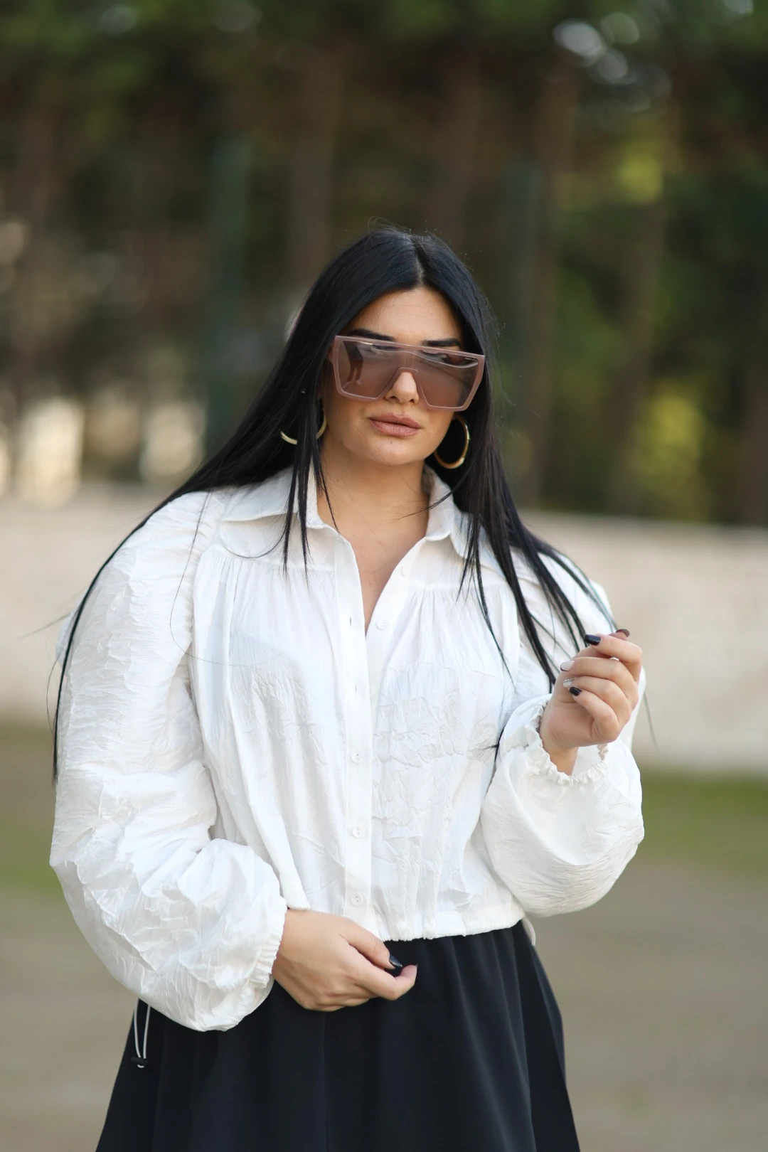 H4 Tasarım Ceket-Beyaz