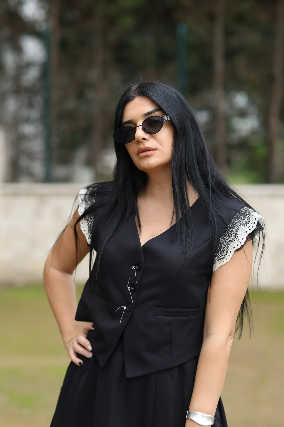 H4 Tasarım Yelek-Siyah