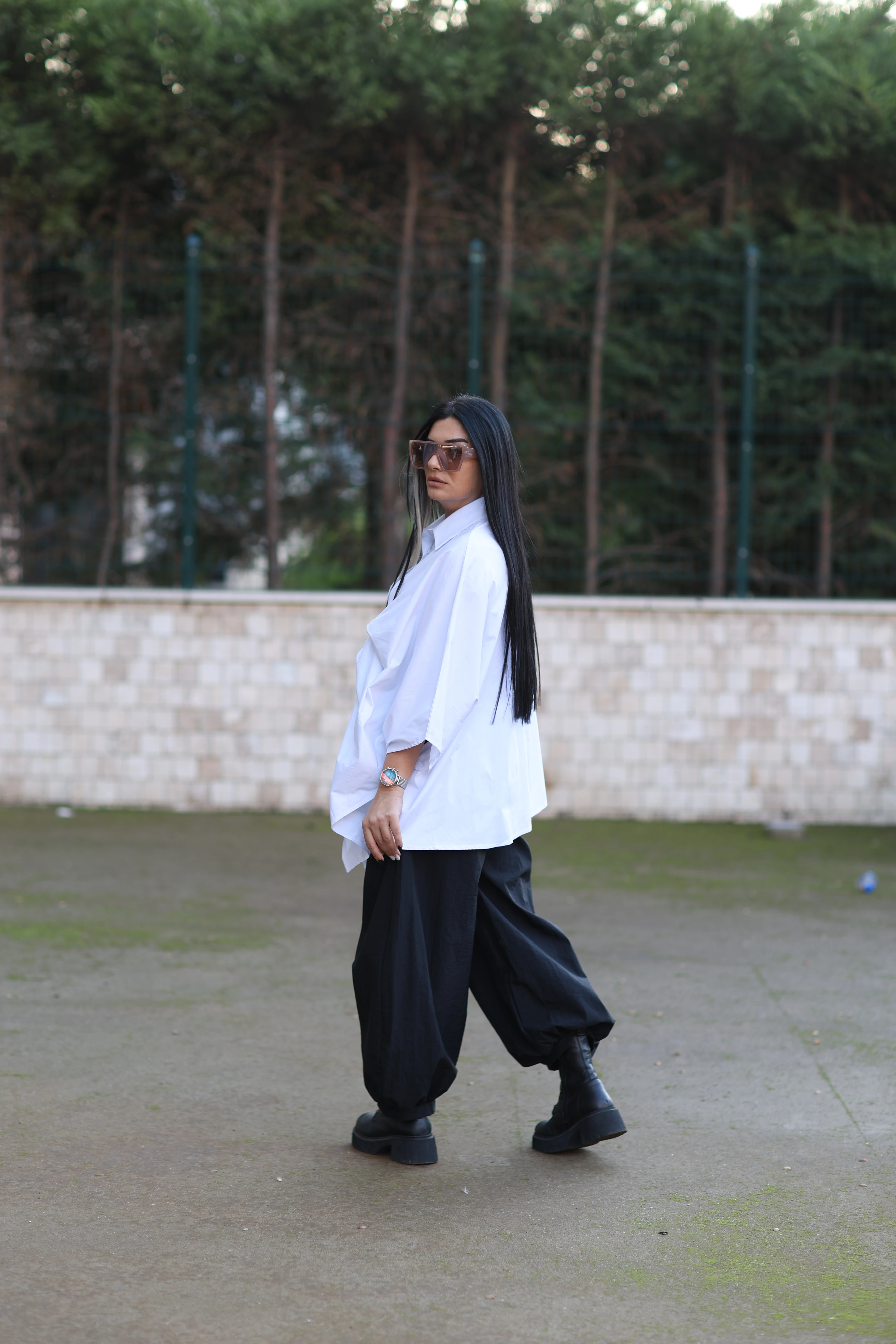 H4 Tasarım Gömlek-Beyaz