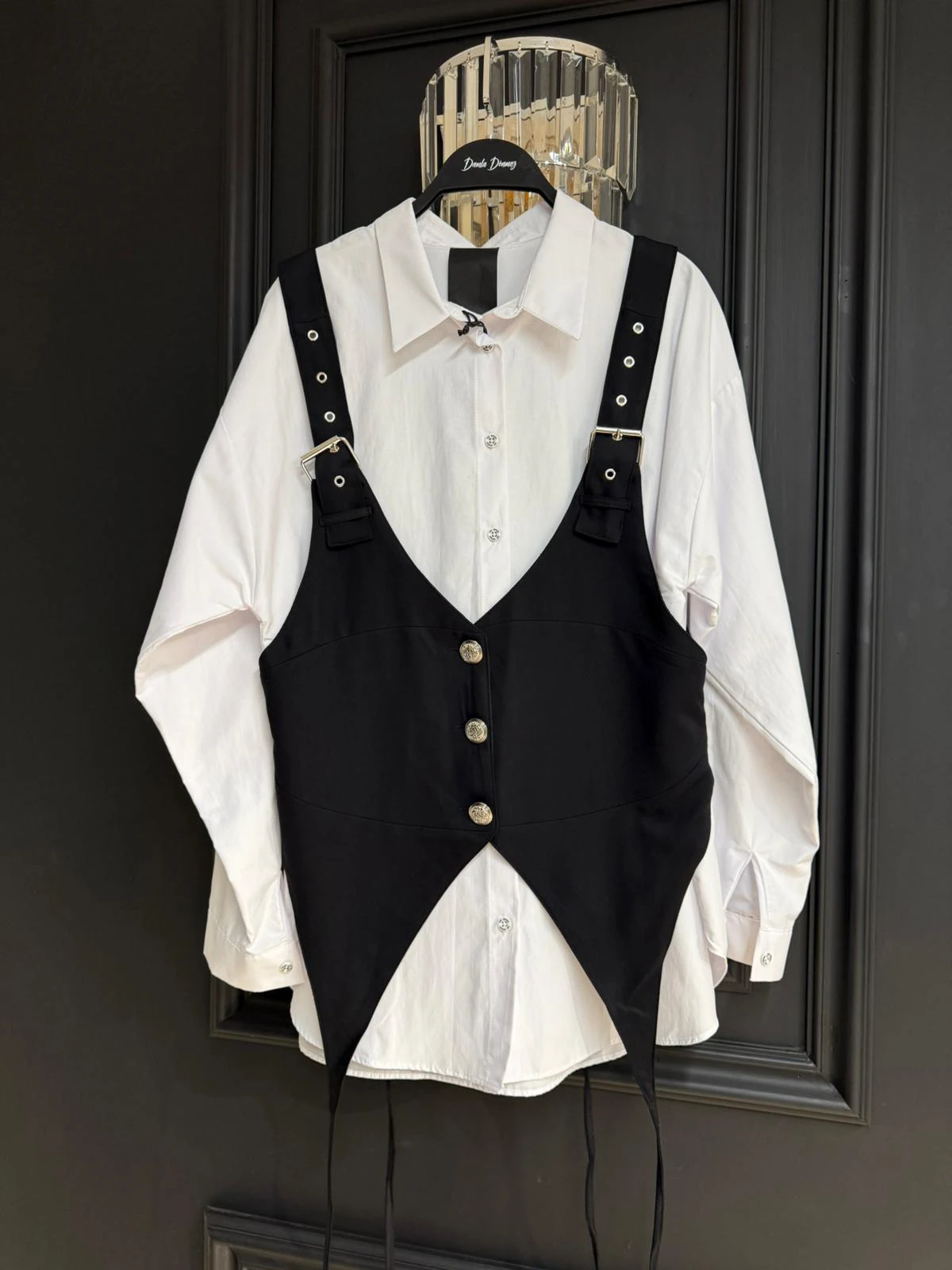 Tasarım Yelekli Gömlek